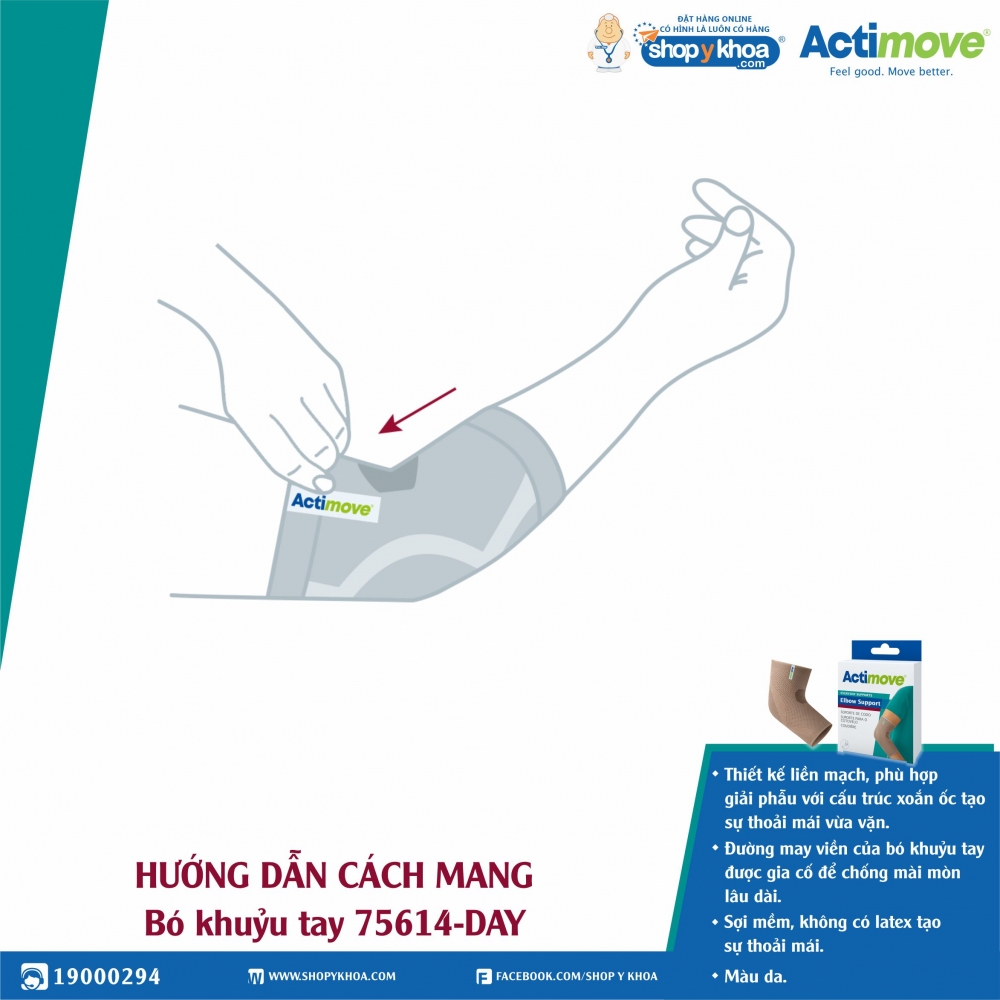 bo khuyu tay 75614 day actimove elbow support