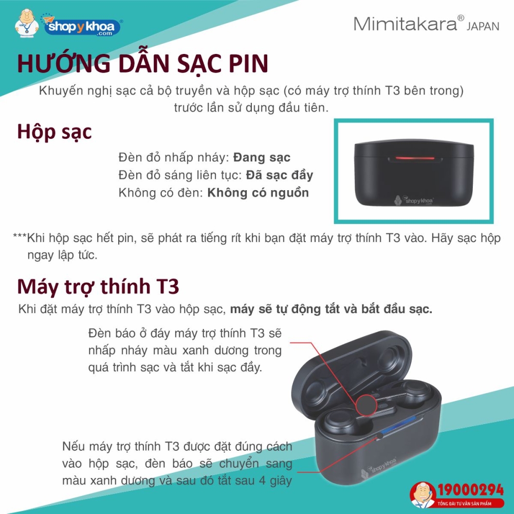 may tro thinh 2 tai nghe hop sac di dong ung dung smartphone  mimitakara  japan  up 6en