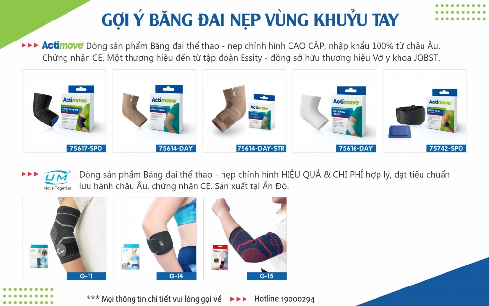 bo khuyu tay co dem va dai dan 75614 day str actimove elbow support